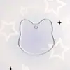 Una Variedad de Guka en Blanco Redondo Corazón Pegamento de Crema Hecho a Mano DIY Llavero Decorativo Joyería Acrílico