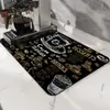 Esterilla Drenante de Cocina Estilo Nórdico de Tierra de Diatomeas, Esterilla para Tazones y Platos de Vajilla, Esterilla de Control de Agua, Esterilla para Tazas de Té de Escritorio, Esterilla Absorbente para Encimera