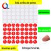 Adesivos Ornamentos de Carro Versos do Festival da Primavera Balão Cola Nano Ponto Sem Rastro 3m Fita Adesiva Acrílica Transparente Redonda Forte Dupla Face