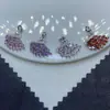 Pingente de Cisne Feito à Mão Diy14K Cristal Wenwan Pulseira Acessórios de Joias Originais Contas Cravejadas de Diamante Alta Retenção de Cor