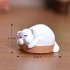 Animales codiciosos micro paisaje diy bonsái pequeños adornos cartón gato y perro lindos animales de resina accesorios de jardinería