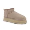 Botas de Nieve Cortas para Exteriores con Suela Gruesa para Mujer, Nuevo Estilo Versátil Invierno 2026, Forradas de Felpa, Engrosadas, Antideslizantes, Zapatos de Algodón Cálidos