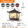 Luminária de Coluna Solar Lâmpada de Coluna para Portão de Pátio de Villa Lâmpada de Coluna para Cerca ao Ar Livre Lâmpada de Coluna Paisagística à Prova d'Água para Exterior