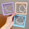 Pulseras para Niños, Exquisitas Pulseras de Perlas para Niñas, Pulseras de Juguete para Casa de Juegos de Niñas Pequeñas, Pulseras de Cristal para Mujeres, Regalos