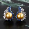 Pendientes de joyería nuevos, pendientes de perlas, moda retro europea y americana, ligeros, de lujo, al por mayor, de alta gama, para mujer, en stock, al por mayor.
