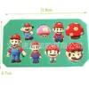 Serie de Juegos Molde de Silicona para Pastel Volteado Molde de Silicona para Chocolate Super Mary Mario