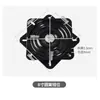 Herraje para muebles plato giratorio de 360 grados disco giratorio silla de bar sofá función mesa de té silla de bar mesa de comedor 6 pulgadas 150 mm de espesor