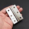 Bisagra de acero inoxidable engrosado de 2 pulgadas con rodamiento, herraje plegable, bisagra plana, bisagra para puerta y ventana de madera, bisagra para equipaje