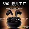 2025 Novo Fone de Ouvido Bluetooth Sem Fio Huaqiangbei S90 Intra-auricular Estéreo Alta Potência Longa Duração da Bateria Atacado de Fábrica
