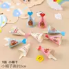Estilo INS Coreano Lindo Decoración de Pastel Oso de Dibujos Animados Tarjeta de Feliz Cumpleaños Flor Sonriente Enchufe Vestir