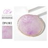 Paleta de nail art Pedra de ágata cristal peça de concha com borda arredondada versão de exibição paleta pintada marmorizada