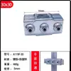 Conector de Tubo Cuadrado Galvanizado de Hierro Fundido de 20/25/30 mm Hebilla de Fijación de Acero Cuadrado Accesorios de Marco Junta de Barandilla Sin Soldadura