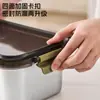 Caja Sellada de Acero Inoxidable con Tapa, Caja para Conservar Frutas y Verduras, Caja de Almacenamiento para Refrigerador Doméstico de Múltiples Tamaños, Transfronterizo