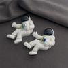 Foguete espacial lua resina acessórios de joalheria diy capa de telefone feito à mão material de grampo de cabelo infantil atacado SZ1218