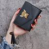 Bolsa para Monedas con Borla de Color Sólido 1Niu Cartera Dunhuang 70% de Descuento Cartera Corta para Mujer Fina