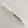 Caneta marcador branca à base de óleo para desenho artístico e grafite de alunos do ensino fundamental, à prova d'água e de secagem rápida, adequada para metal, vidro e plástico