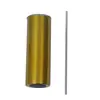 Copo Térmico de Aço Inoxidável Criativo e Simples Cor Pura Copo Reto com Canudo com Logo Impresso Vácuo de Camada Dupla Copo de Água para Carro
