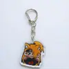 Chaveiro de Acrílico Periférico de Anime Cartoon Naruto Boneco Bidimensional Pingente de Chaveiro Decoração