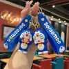 Chaveiro formato Doraemon, Doraemon de desenho animado, chaveiro de carro, pingente de bolsa, acessório de casal, presente, atacado