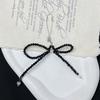 Llavero elegante de estilo coreano con forma de corazón de perla dulce y plateado, colgante para Airpods, para teléfono móvil