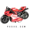 Juguetes de Modelo de Motocicleta de Aleación con Retroceso Transfronterizos Adornos de Escritorio Motocicleta Muñeca Clip Infantil Máquina de Juegos Regalos Venta al por Mayor