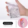 Joias de Diamante Redondas com Fundo Plano Joias para Unhas de Diamante Cor Ab Transparente Decoração de Unhas Super Brilhante Pedras Strass de Diamante Tcheco Austríaco para Nail Art