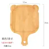 Bandeja Retangular de Bambu Transfronteiriça para Pão, Frango Frito, Bife, Assados, Espetinhos de Churrasco, Design Simples para Uso Doméstico e Comercial, Restaurante, Estilo Japonês e Coreano