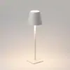 Lámpara de mesa alta transfronteriza de Amazon decoración de mesa de comedor lámpara de mesa pequeña recargable lámpara de mesa de hierro forjado lámpara de mesita de noche luz nocturna de sentido avanzado
