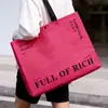 Saco de Presente Não Tecido Feliz Ano Novo Saco de Embalagem Espesso Grande Festival da Primavera Saco de Compras Festivo Vermelho Personalizado