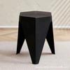 Respaldo de Silla Hueco Moda Creativa Moderno Simple Taburete de Exterior Silla con Respaldo de Plástico Silla de Comedor Nórdica Silla de Plástico