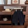 [Tian Xiaosi] Calça Reta Versátil de Veludo Espesso com Bolinhas, Estilo Casual Coreano de Alta Qualidade para Meninas