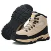 Nuevos zapatos casuales para hombre para exteriores de otoño e invierno, antideslizantes, cómodos para senderismo y montañismo, de caña alta, disponibles en tallas grandes, venta al por mayor para ventas transfronterizas, y cálidos
