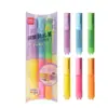 Plumón Marcador Fluorescente de Doble Color Deli para Marcar y Tomar Notas, Diseño de Alto Valor