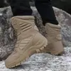 Botas Tácticas de Exterior para Hombre Impermeables Cálidas de Caña Alta Montañismo Combate Esquí Deportes Botas de Entrenamiento Al por Mayor