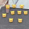Novo Dos Desenhos Animados Manteiga Urso Da Arte Do Prego Acessórios Tamanho Misto Bonito Tridimensional Brincalhão Urso Anjo DIY Nail Art Acessórios