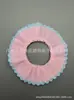 No atacado em estoque, renda plissada de chiffon de pérola densa de 3CM com bordas coloridas para bainhas de roupas infantis, sapatos, meias e golas