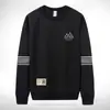 Moletom masculino 2025 outono estilo americano solto manga longa gola redonda esportivo espesso pullover jaqueta moderna peso pesado