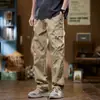 Pantalones Cargo de Marca de Moda Estilo Americano para Hombre, Pantalones Largos Holgados Rectos de Pierna Ancha para Primavera y Verano, Pantalones Largos Deportivos Casuales Geniales de Moda 2024