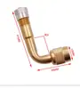Extensión de Válvula de Neumático Americana para Coche con Soporte, Boquilla de Inflado para Vástago de Válvula Extendido, Manguera Inflable, Conector de Bomba de Aire
