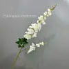 Sensação Realista Grande Delfínio Flor Artificial Branca de Alta Qualidade Casamento Jacinto Paisagismo Exportação Flor Falsa