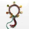 Pulsera de Mano del Dios de la Riqueza de Cinco Vías estilo Xizang Pulsera Colorida Pulsera Tejida a Mano Estilo Étnico Thangka Adorno Xizang Pulsera