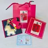 Llavero Edición Año del Caballo de Oro Colgante para Bolso Cadena Caja de Regalo de Paz y Alegría Regalo de Cumpleaños
