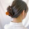 Pinza para el Cabello Femenina Color Gelatina Accesorios para el Cabello Sujetador de Agarre Venta al por Mayor Acrílico Pinza para el Cabello Agarre Redondo de Disco Sujetador de Agarre para el Cabello Horquilla de Primavera para Adulto