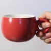 Conjunto de Xícaras de Café Estilo Europeu, Boca Larga, Arte Latte, Xícara Grande para Cappuccino, Xícara para Latte, 250ml, Café com Logo em Relevo