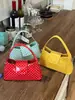 Bolso de Lunares Estilo Coreano con un Diseño Único, Versátil, Moderno, Sencillo, Bolso de Mano para Mujer, Bolso Tote Pequeño, Bolso para el Trabajo y los Viajes