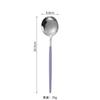 Vajilla de Acero Inoxidable Transfronteriza Cuchillo para Bistec y Tenedor Cuchara y Tenedor para Postre Cuchara para Hielo de Mango Largo Vajilla Occidental Portuguesa Juego de Cuchillo, Tenedor y Cuchara