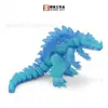 Serie de Monstruos Cocodrilo Impresos en 3D Godzilla Juguete Articulado Decoración Artesanía Transfronteriza Regalo Adorno YX