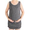 Vestido Chaleco de Maternidad Factory Transfronterizo Amazon Alta Elasticidad para Cumplir con Diferentes Periodos de Embarazo Sin Costuras Talla Grande Plisado