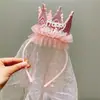 Accesorios para el Cabello Dulces y Lindos para Niños Fiesta de Cumpleaños Pastel Cereza Diadema Sombrero Salida Fiesta Foto Pasador Al por Mayor