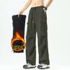 [Outlet de fábrica] Explosões Moda Outono/Inverno Estilo Coreano Joker Moda Esportes Casal Forrado com lã Grosso Trabalho Roupa Break